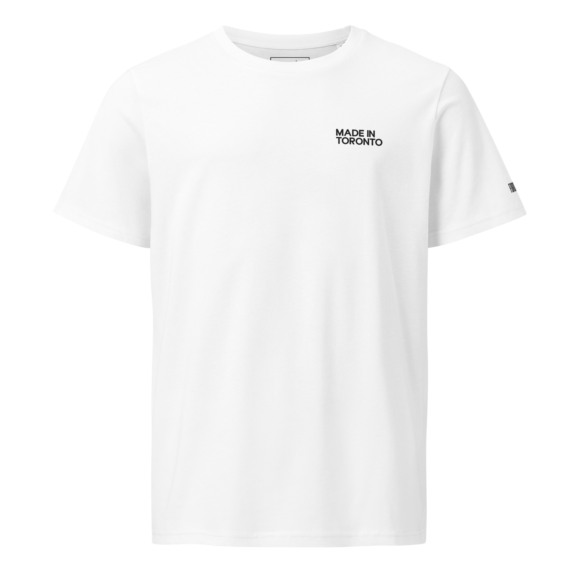 unisex-organic-mid-light-crafter-t-shirt-white-front-6a30363e92daa.jpg Made in Toronto Tee - Image 1